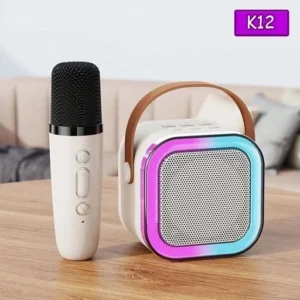 اسپیکر بلوتوثی K12 همراه با ۲ عدد میکروفن