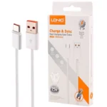 کابل تبدیل USB به Type-C الدینیو مدل LS901 – طول ۱ متر