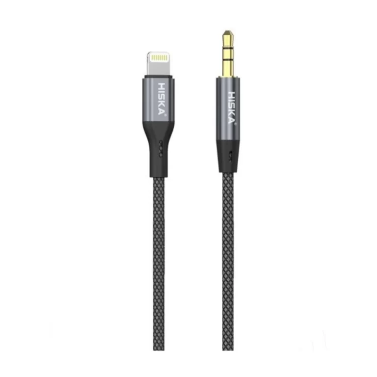 کابل تبدیل Lightning به Jack 3.5mm هیسکا مدل W46 طول 1 متر